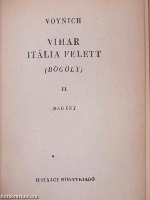 Vihar Itália felett I-II.