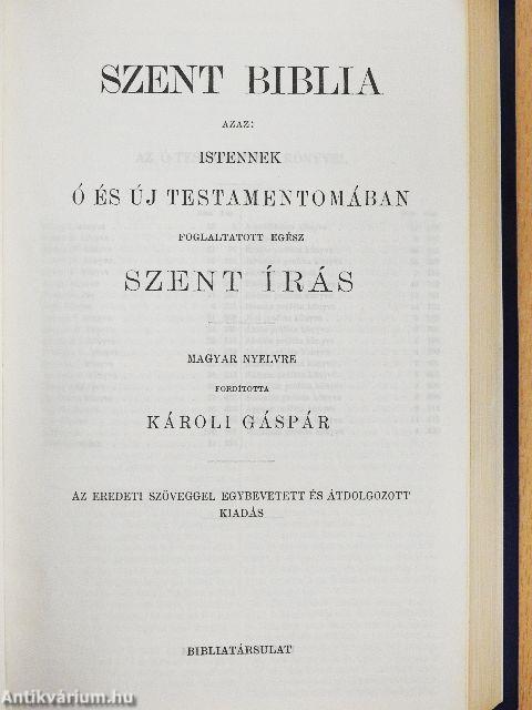 Szent Biblia