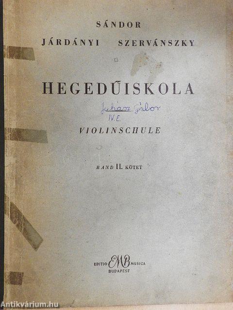 Hegedűiskola II.