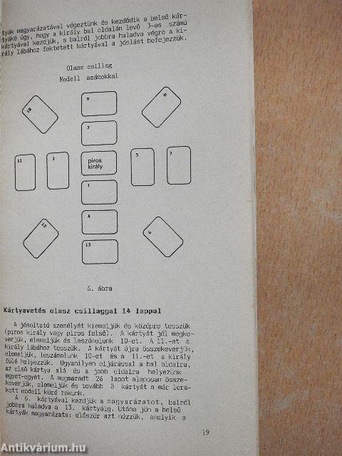Babonások, kártyavetők kézikönyve - kártyával