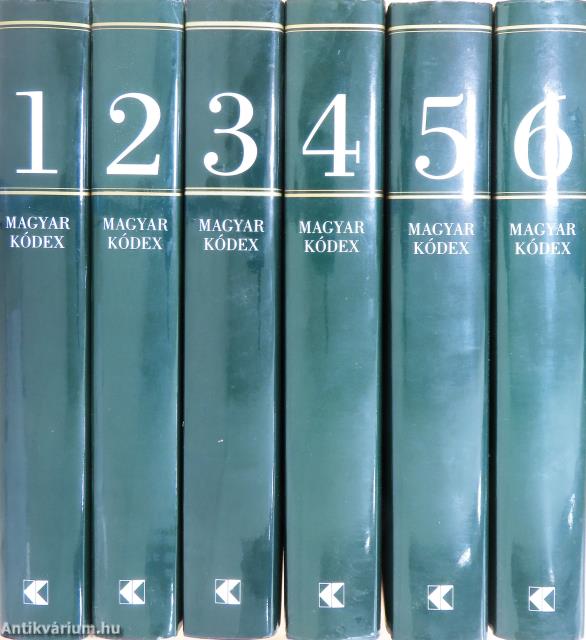 Magyar kódex 1-6. - 6 db CD-vel