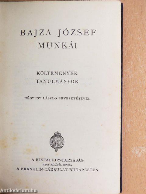 Bajza József munkái