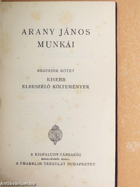 Arany János munkái IV.