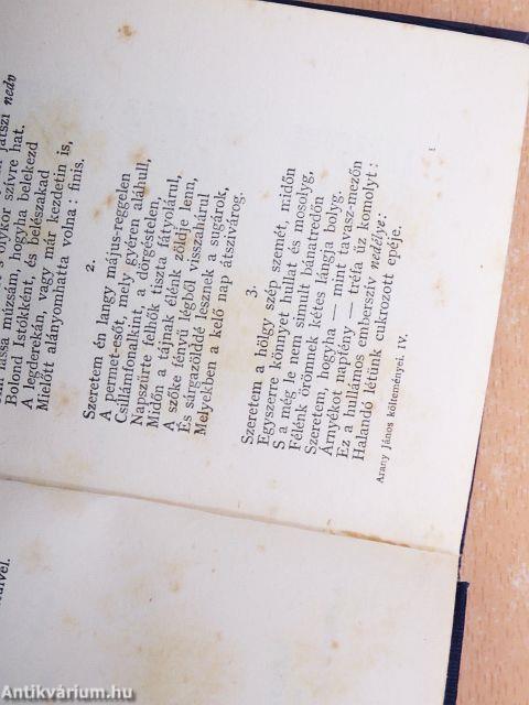 Arany János munkái IV.