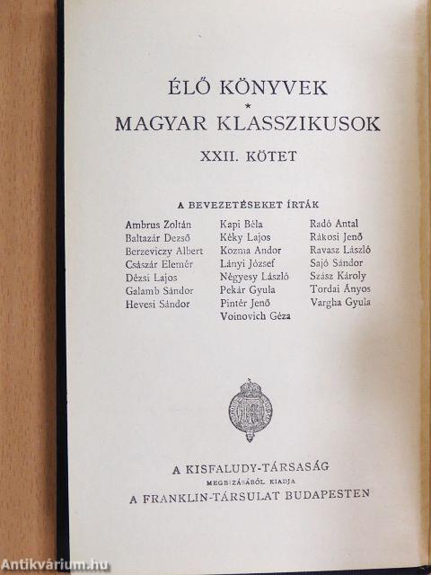 Arany János munkái II.