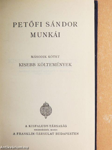 Petőfi Sándor munkái II.