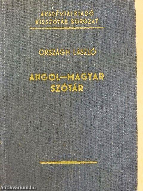 Angol-magyar szótár
