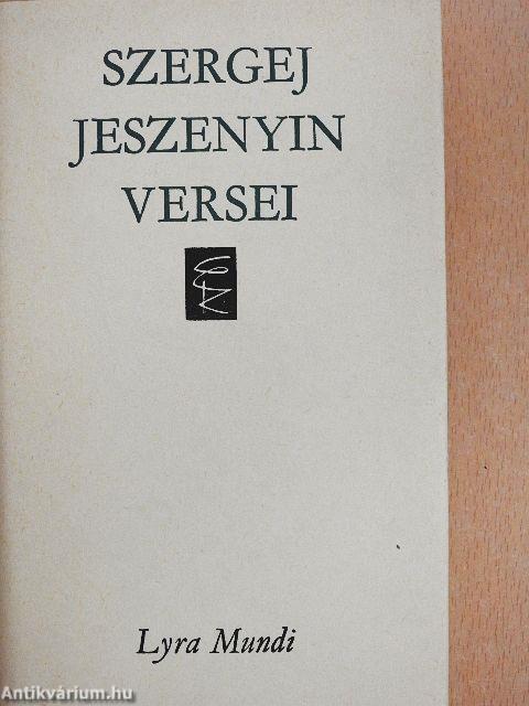 Szergej Jeszenyin versei