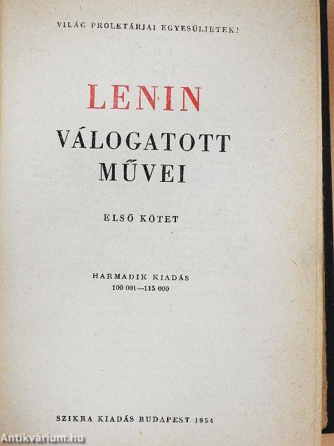 Lenin válogatott művei I-II.