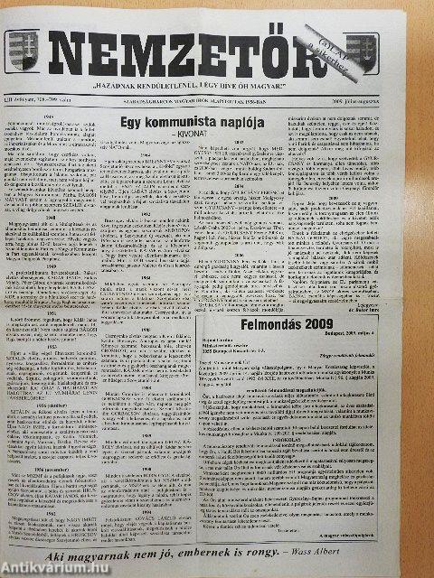 Nemzetőr 2009. július-augusztus
