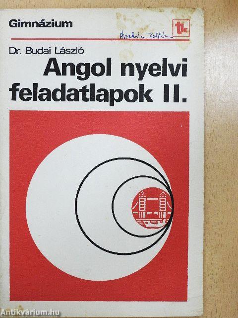 Angol nyelvi feladatlapok II.