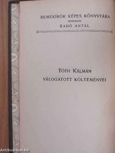 Tóth Kálmán válogatott költeményei