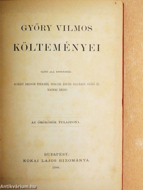 Győry Vilmos költeményei