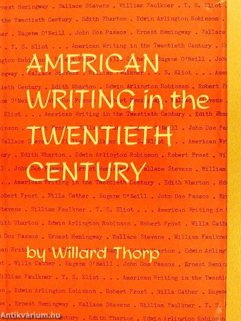 American writing in the twentieth century