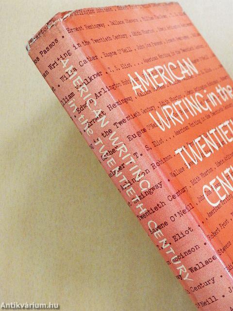 American writing in the twentieth century