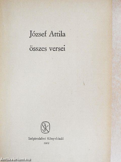 József Attila összes versei