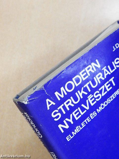 A modern strukturális nyelvészet elmélete és módszerei