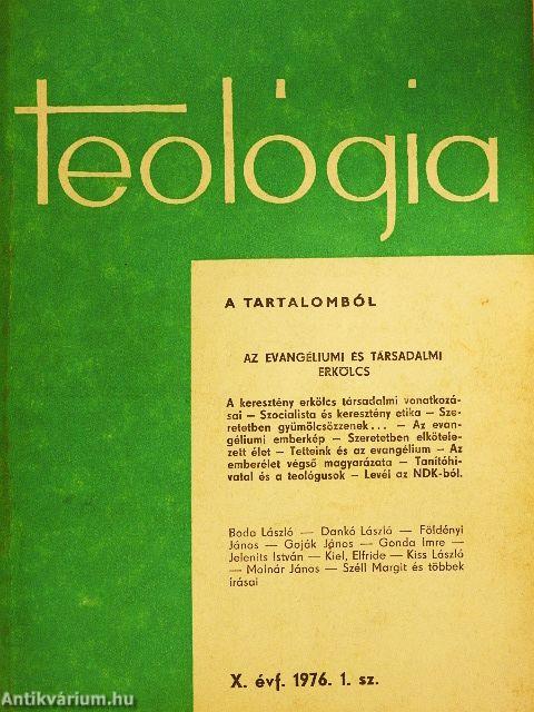 Teológia 1976/1-4.