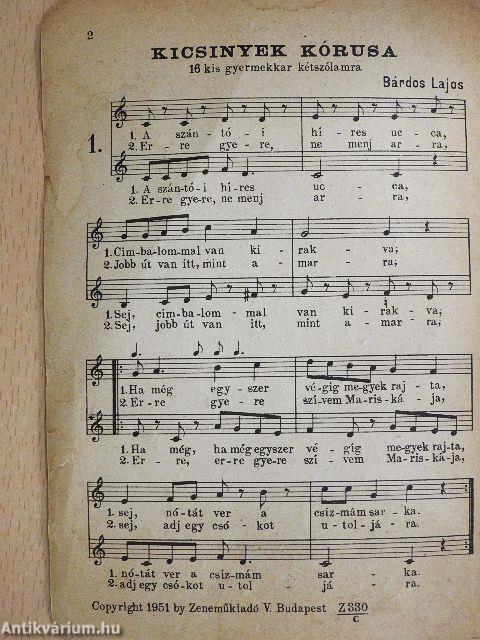 Kicsinyek kórusa I.