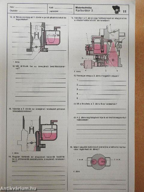 Motortechnika munkafüzet 1.