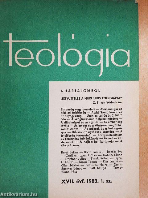 Teológia 1983/1-4.