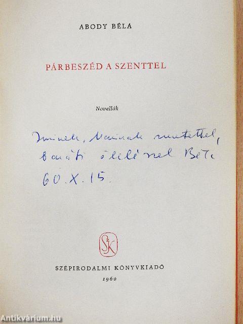 Párbeszéd a szenttel