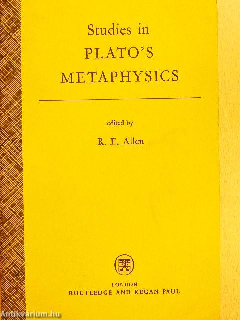 Studies in Plato's Metaphysics