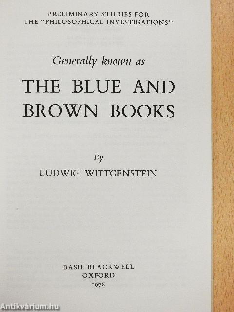 Generally known as The Blue and Brown Books