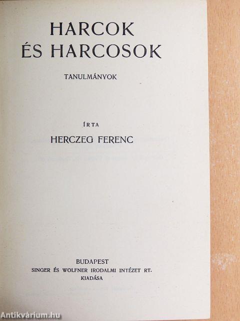 Harcok és harcosok