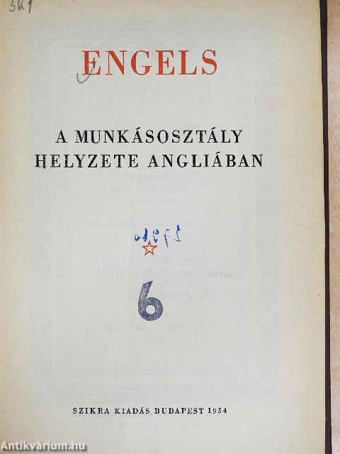 A munkásosztály helyzete Angliában