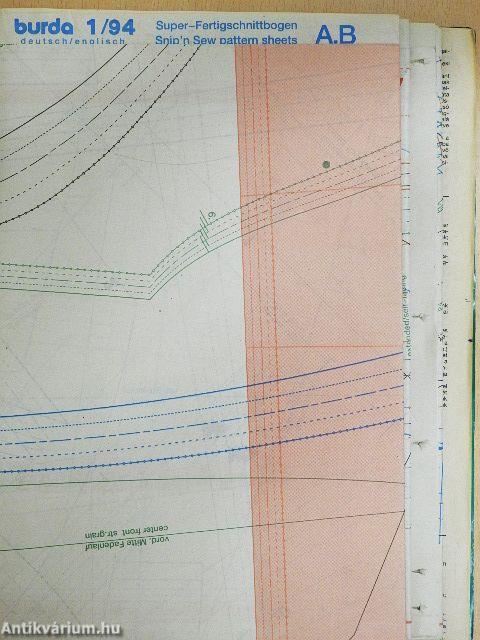 Burda 1994. (nem teljes évfolyam)