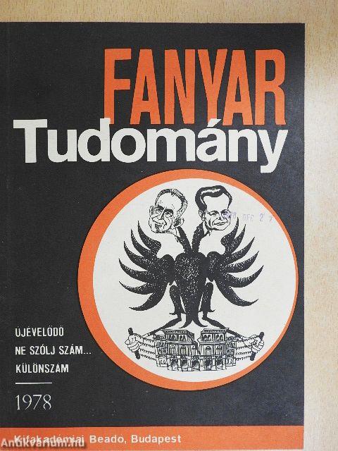 Fanyar Tudomány 1978. szilveszter