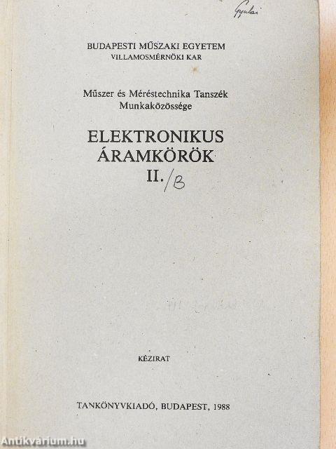 Elektronikus áramkörök II.