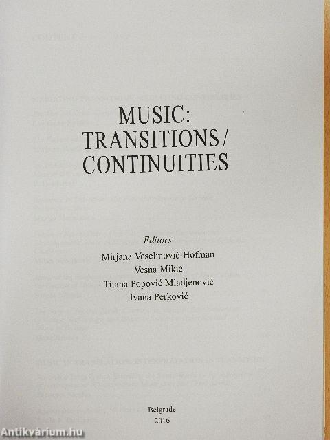 Music: Transitions/Continuities