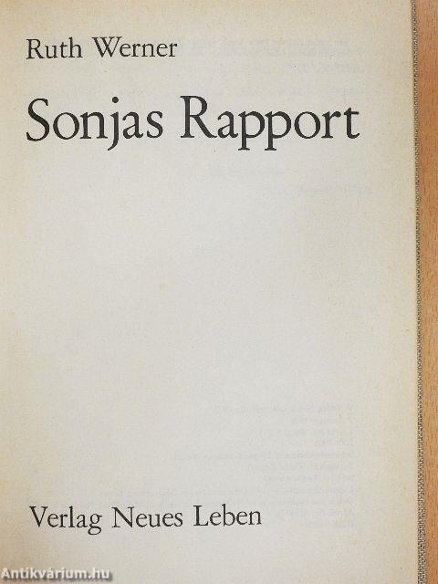 Sonjas Rapport