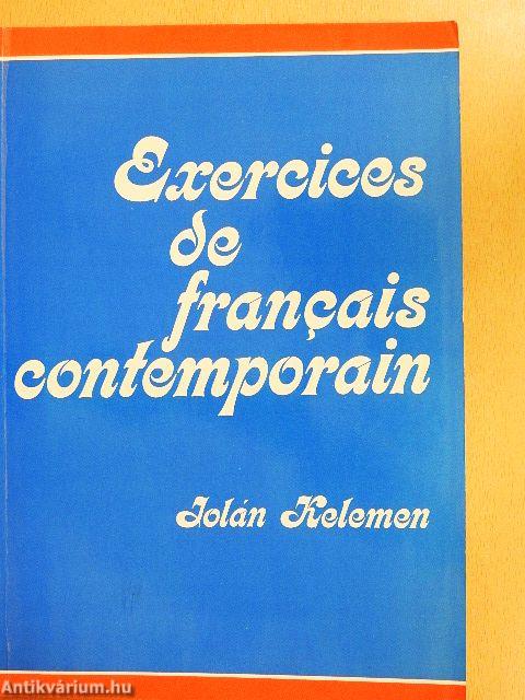 Exercices de francais contemporain