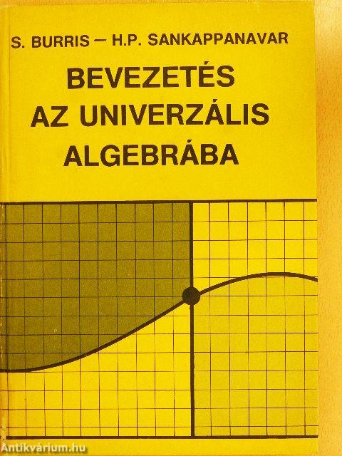 Bevezetés az univerzális algebrába