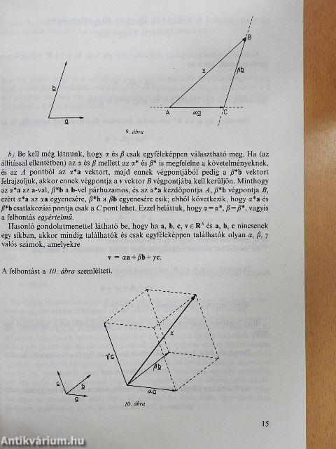 Vektorgeometria és lineáris algebra