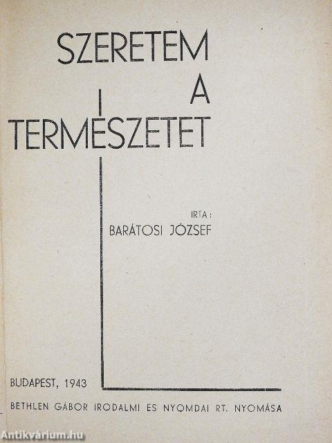 Szeretem a természetet