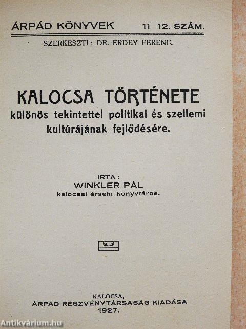 Kalocsa története