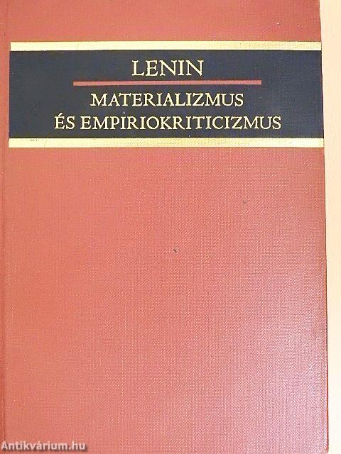 Materializmus és empiriokriticizmus