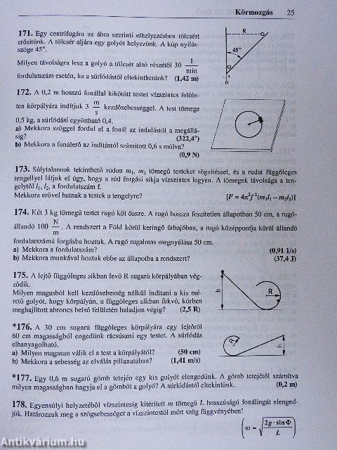 Középiskolai fizikapéldatár