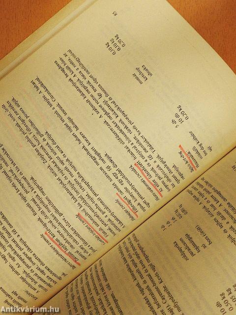 Az ételbár sajátos ételei