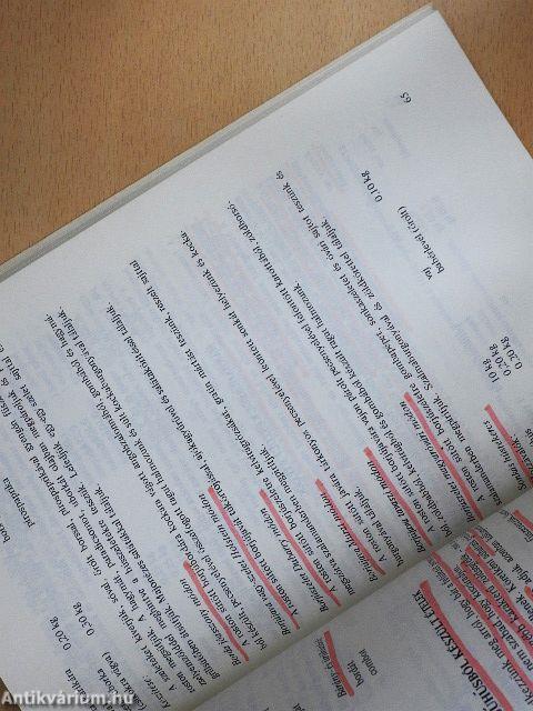 Az ételbár sajátos ételei