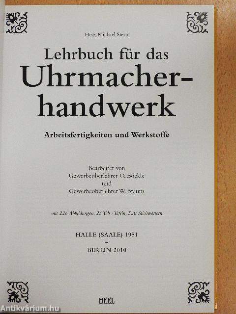 Lehrbuch für das Uhrmacherhandwerk