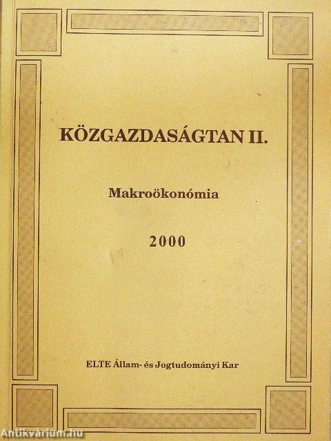 Közgazdaságtan II.