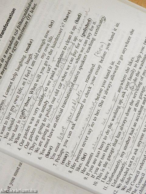 Gyakorlókönyv az angol írásbeli nyelvvizsgákhoz