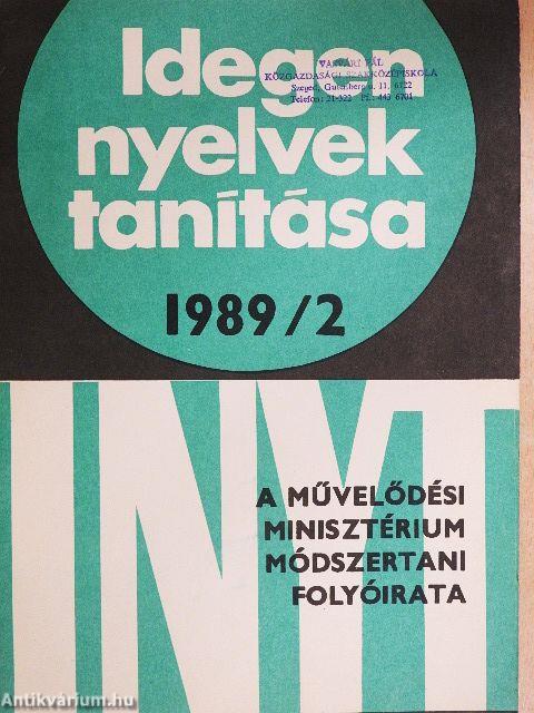 Idegen nyelvek tanítása 1989/2