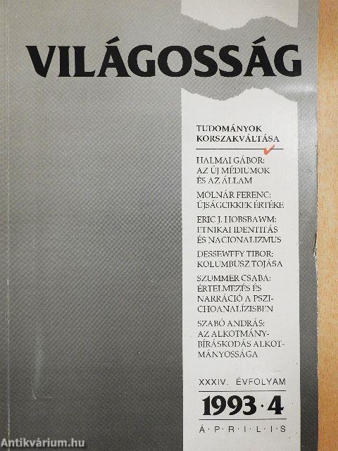 Világosság 1993. április