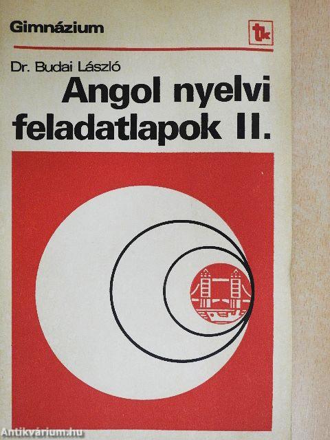 Angol nyelvi feladatlapok II.